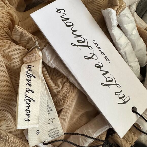 For Love and Lemons Jackpot High Waist Panty Nude - Picture 8 of 9